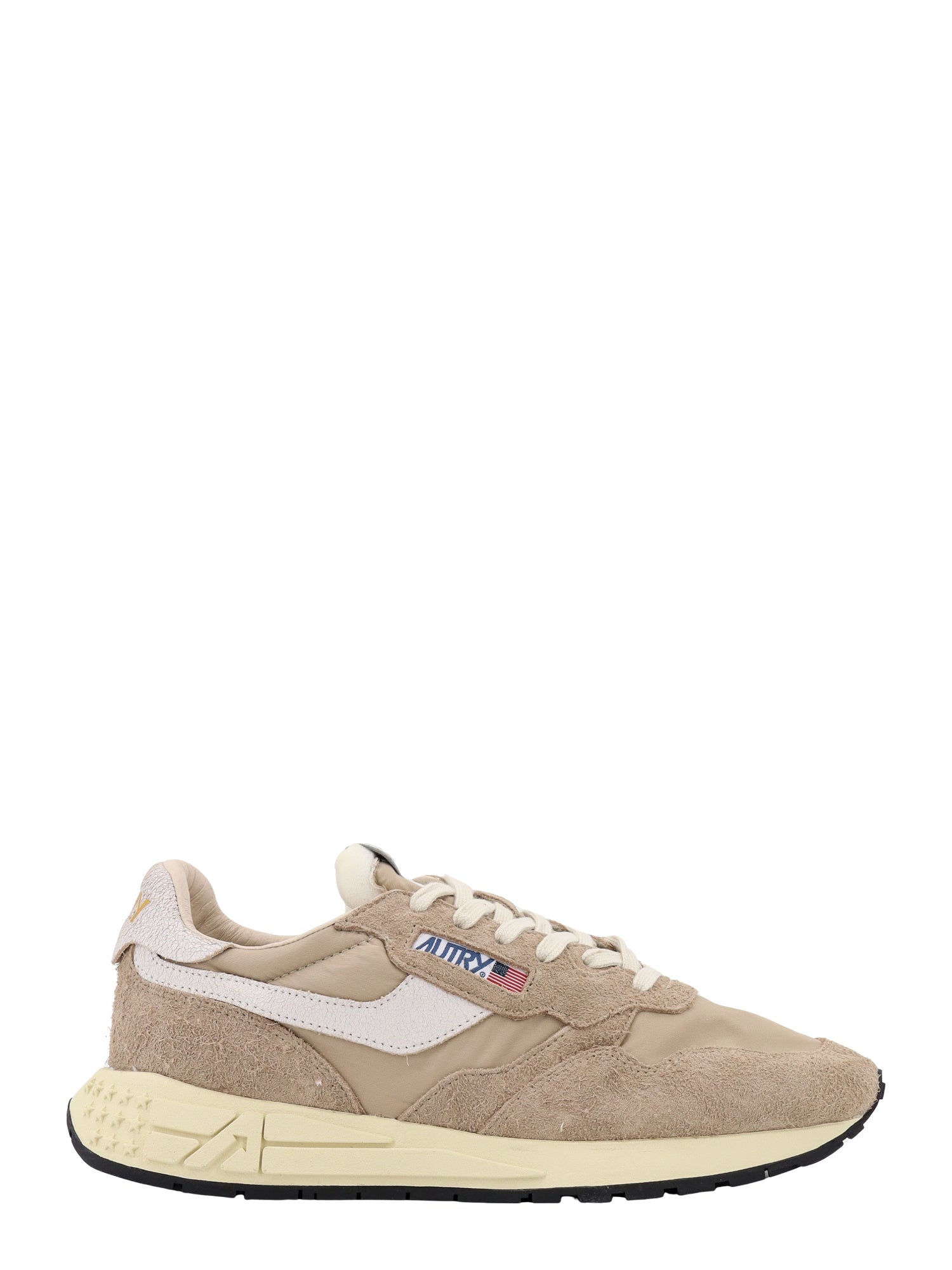 Autry Sneakers Beige Nylon / Suede