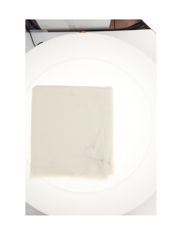 Dei Quadra Scarf White