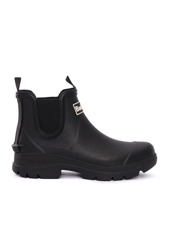 Nimbus Chelsea Welly Black Rubber Polyamide Booties