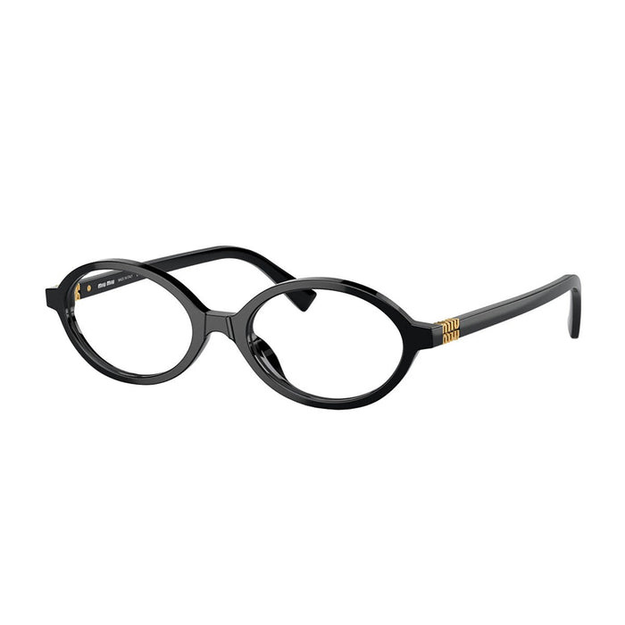 Miu 0mu 01xv Regard Black Acetato Sunglasses