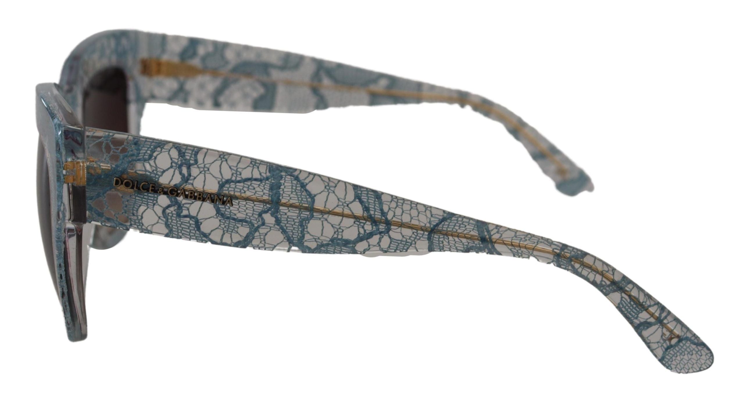 Blue Lace Acetate Crystal Butterfly Dg4231 Sunglasses