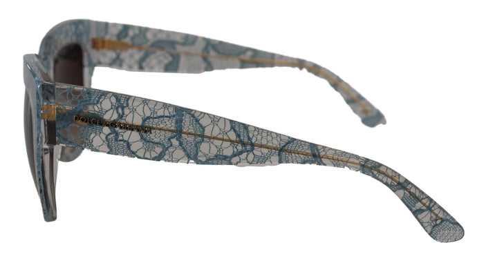 Blue Lace Acetate Crystal Butterfly Dg4231 Sunglasses