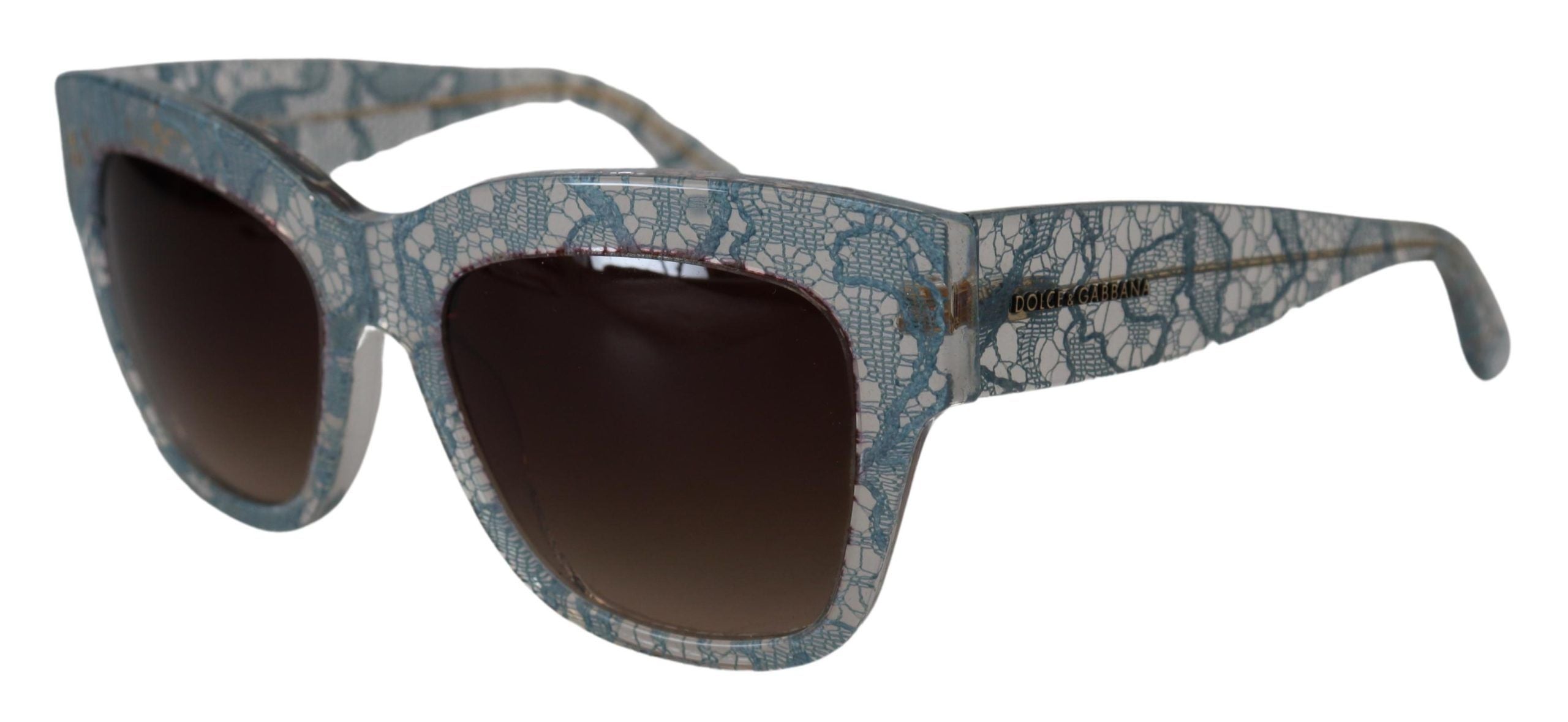 Blue Lace Acetate Crystal Butterfly Dg4231 Sunglasses