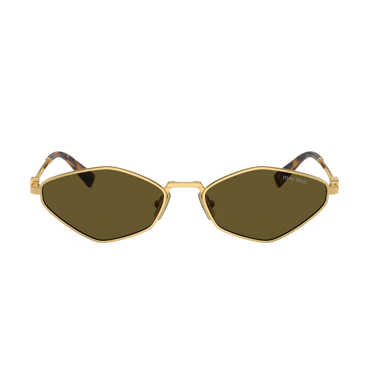 Miumiu 0mu 56zs Gold Metallo Sunglasses
