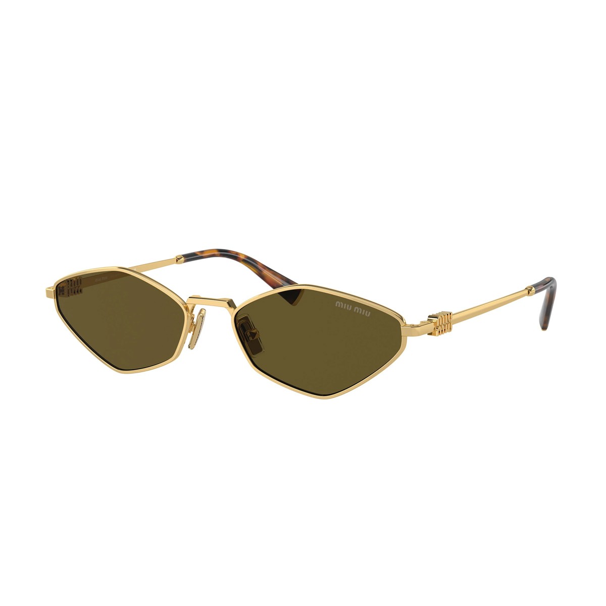 Miumiu 0mu 56zs Gold Metallo Sunglasses