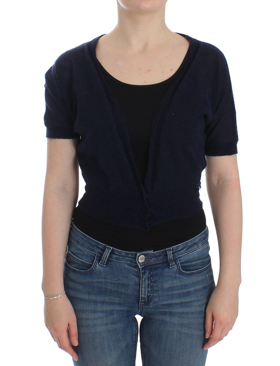 Ermanno Scervino 20% Alpaca cardigan in navy