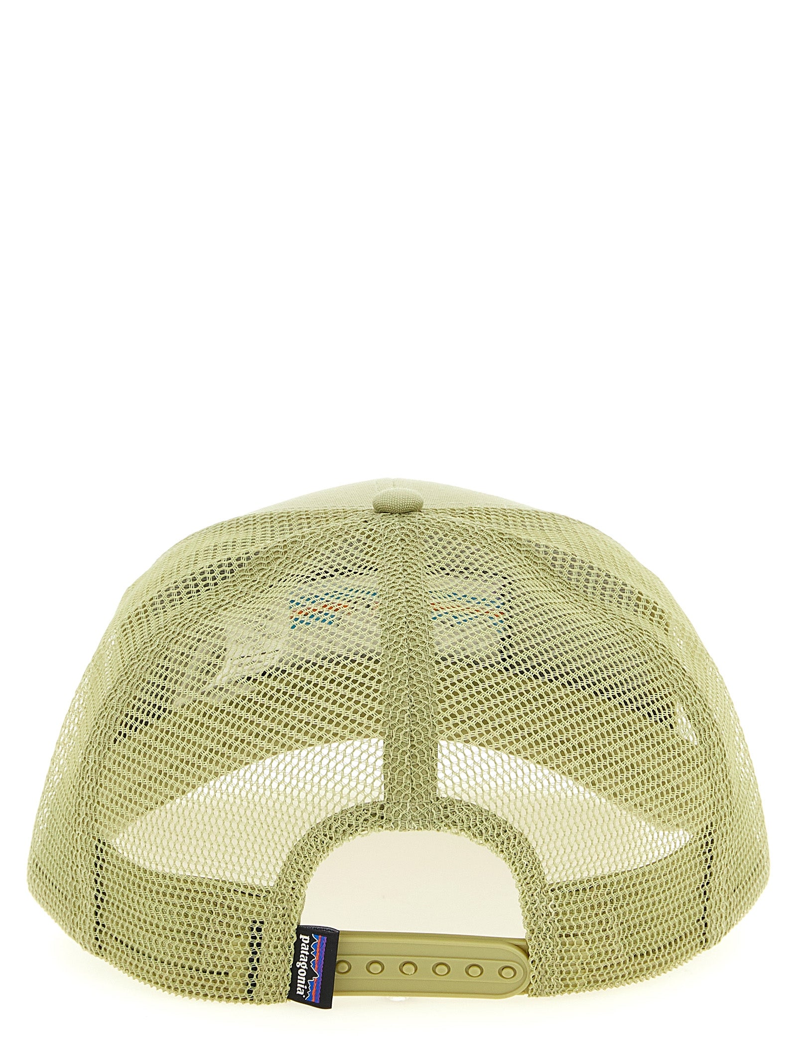 P-6 Logo Trucker Cap Green Organic Cotton Hat