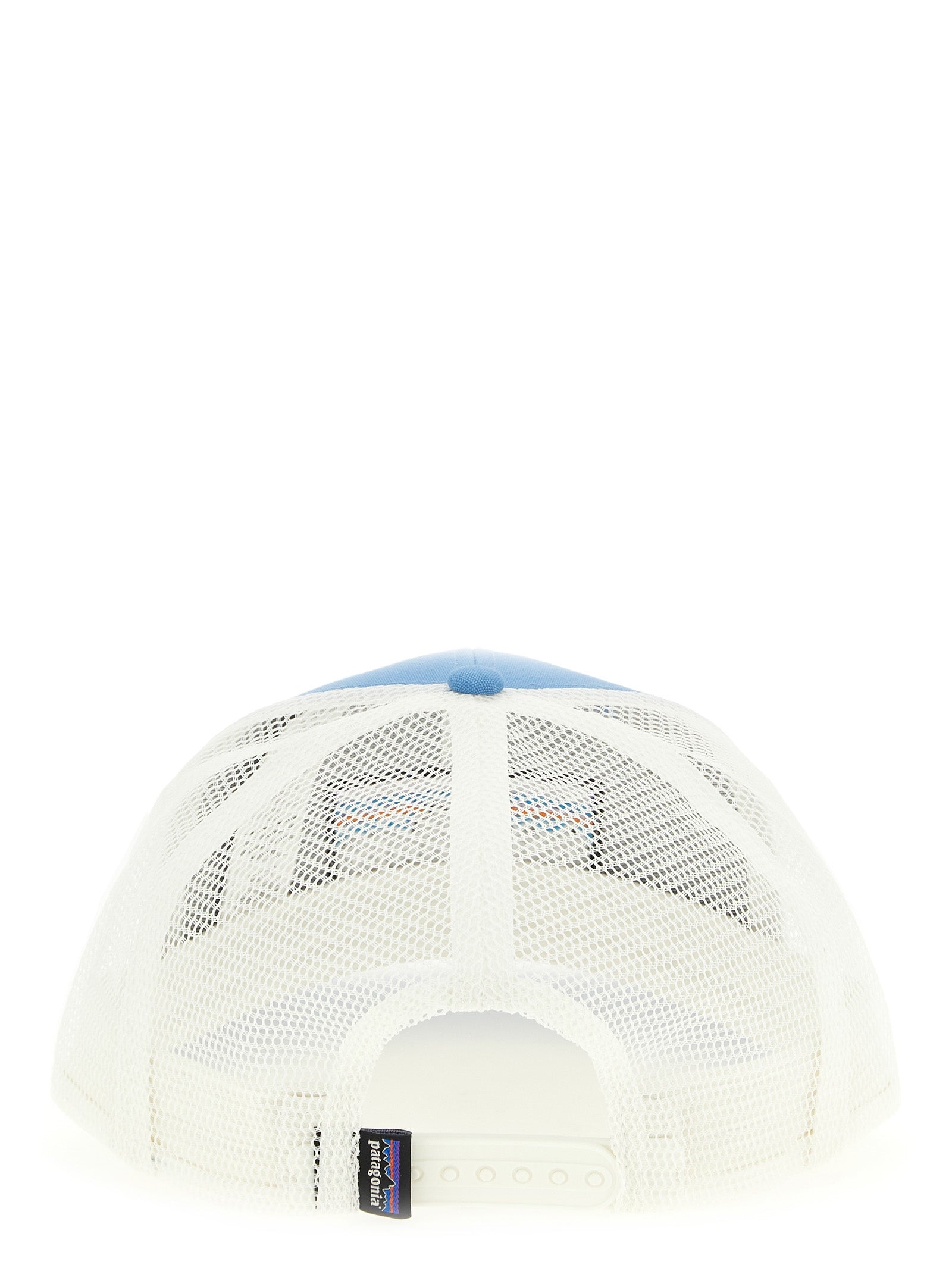 P-6 Logo Trucker Cap Light Blue Organic Cotton Hat