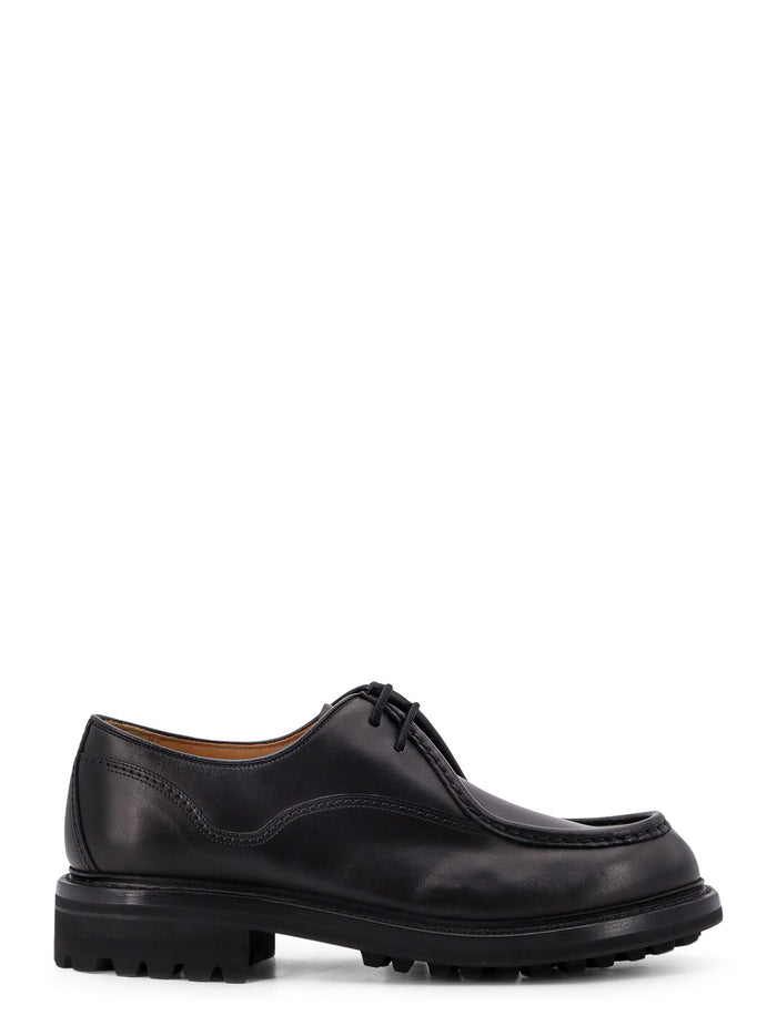 Churchs Flat Shoes Black Pelle