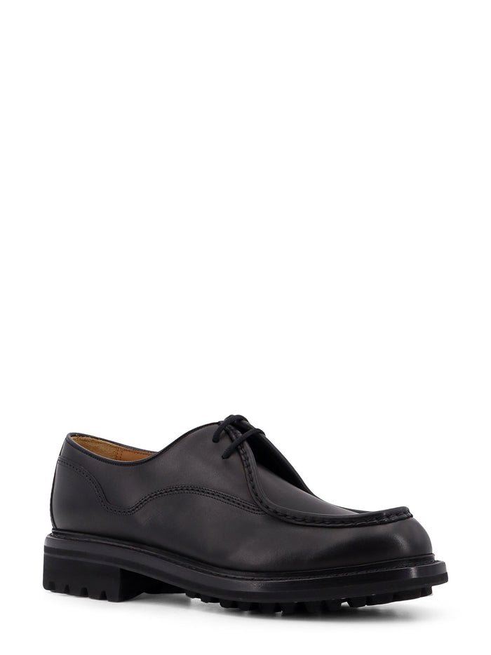 Churchs Flat Shoes Black Pelle