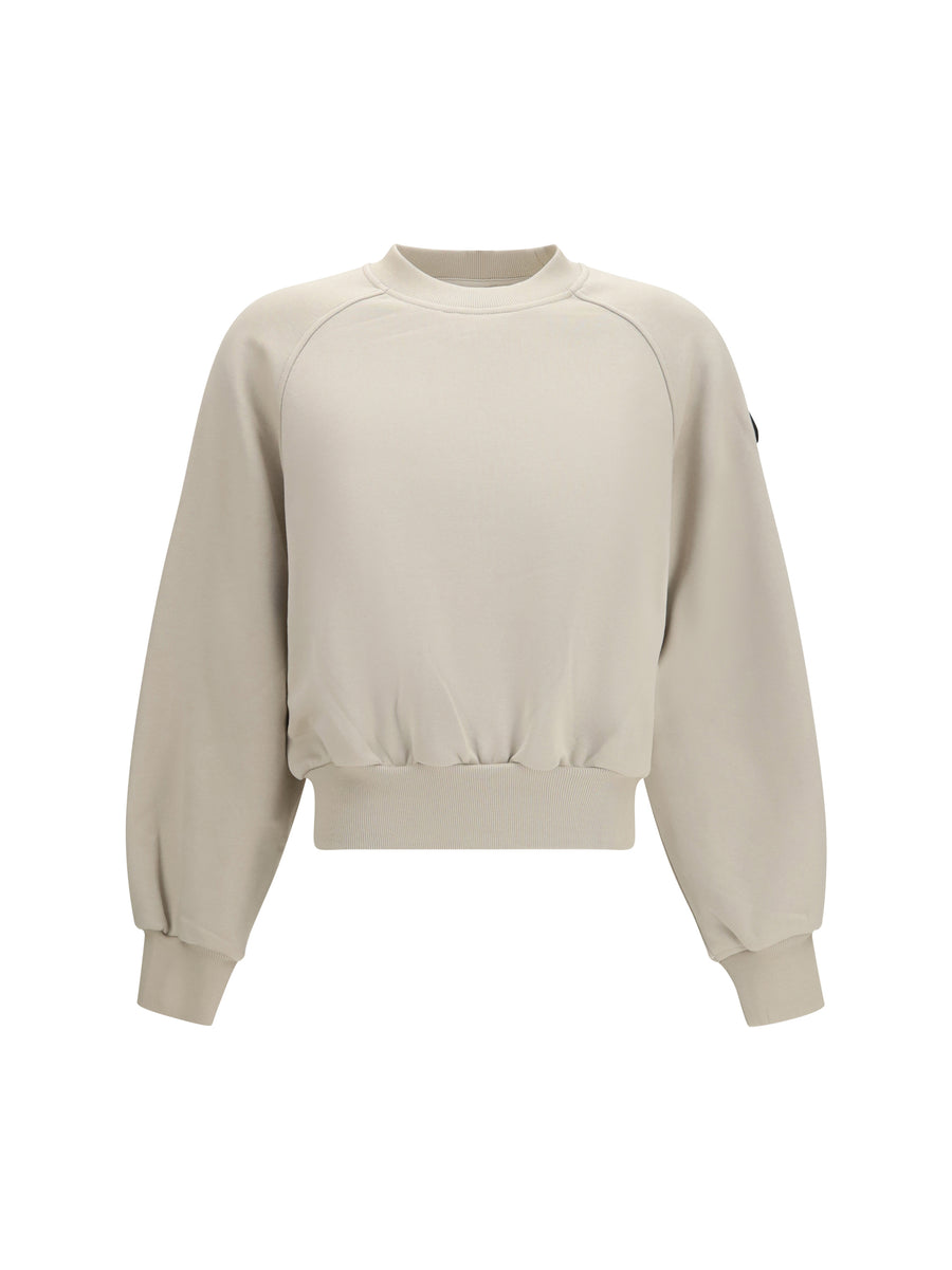 Crewneck Sweater Alabaster Cotton Sweatshirts