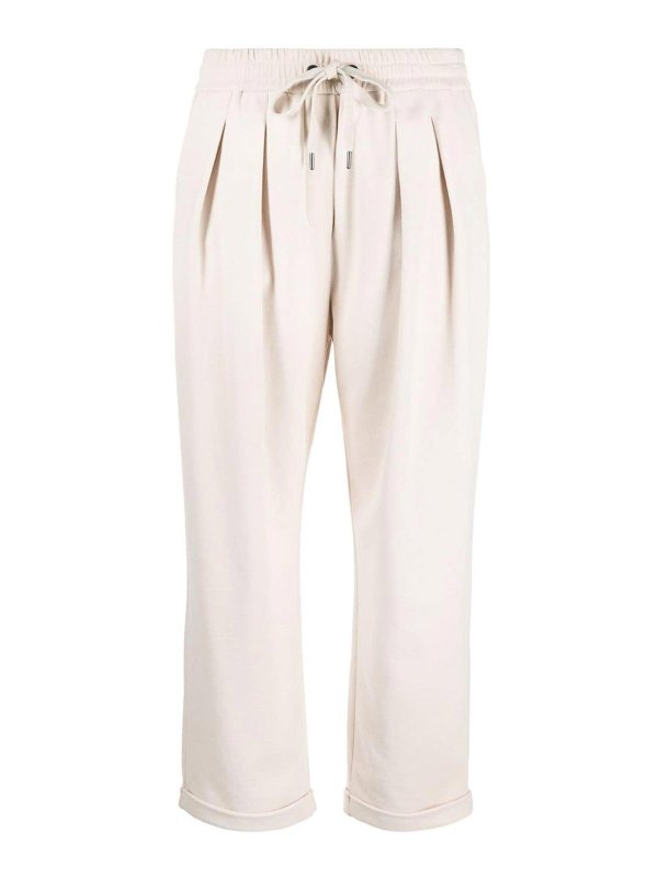 Brunello Cucinelli Womens Gymbottom Mn05ndj399_c8905 Ivory Clothing