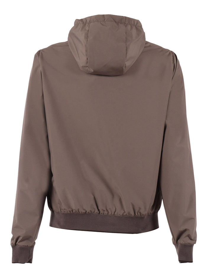 DENNYS-STP JACKET Brown Polyester Coat