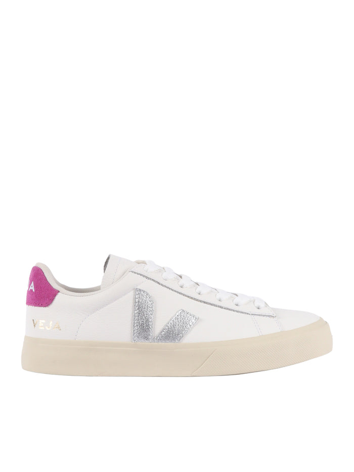 CAMPO LEATH WHITE_SILVER_ULTRAVIOLET SNEAKERS White