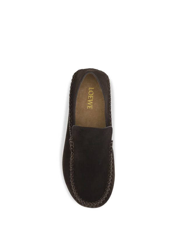 Loafers Rambla Dark Brown Suede Upper