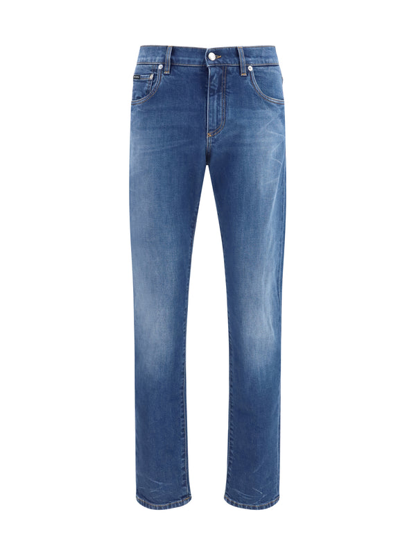 Dolce & Gabbana 98% Cotton jeans in blue