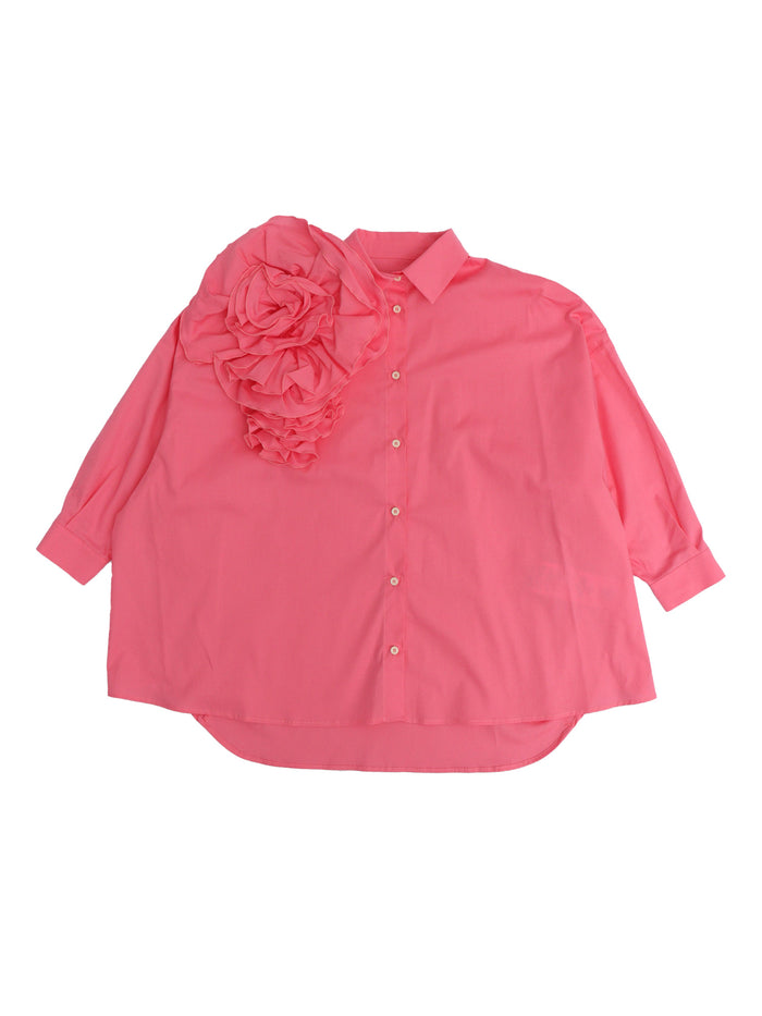 Shirt Pink Cotton Elastane