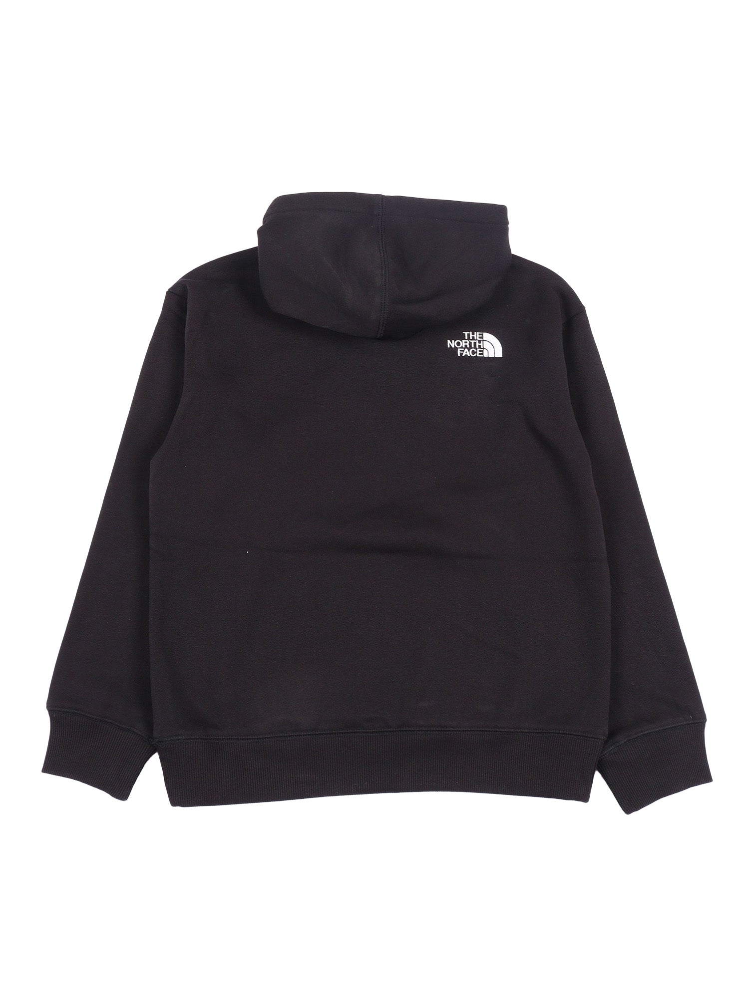 Teen Essential Oversized Hoodie Tnf Black Cotton Polyester Sweatshirt
