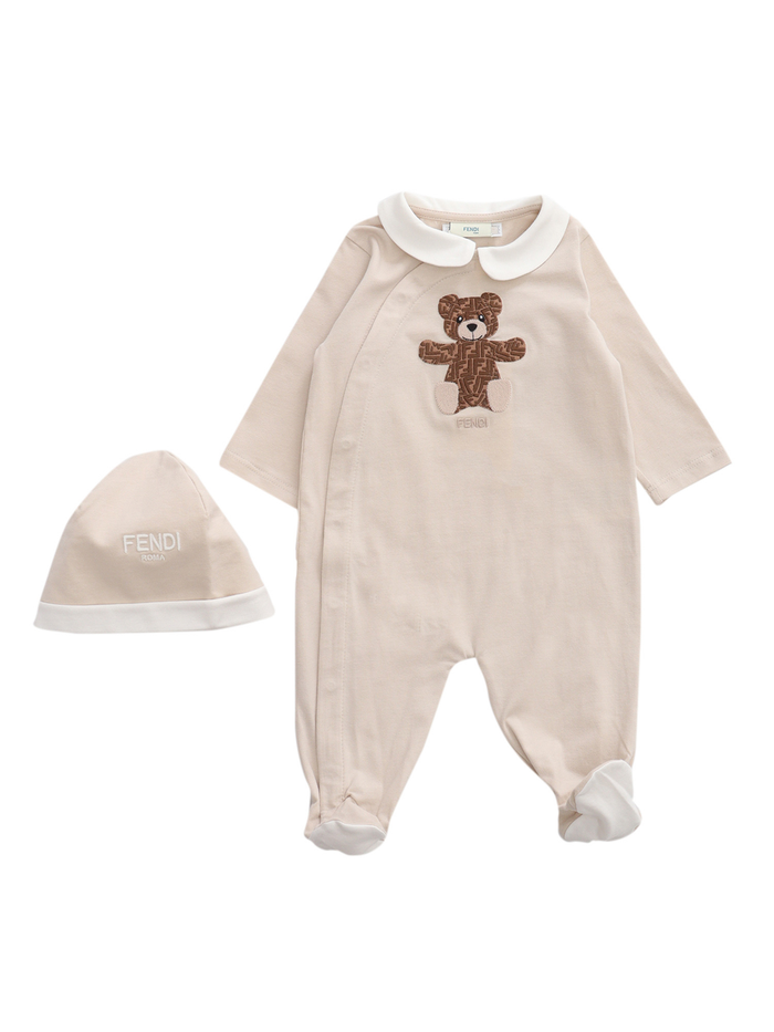 Stretch Jersey Unisex Set Beige Box Regalo
