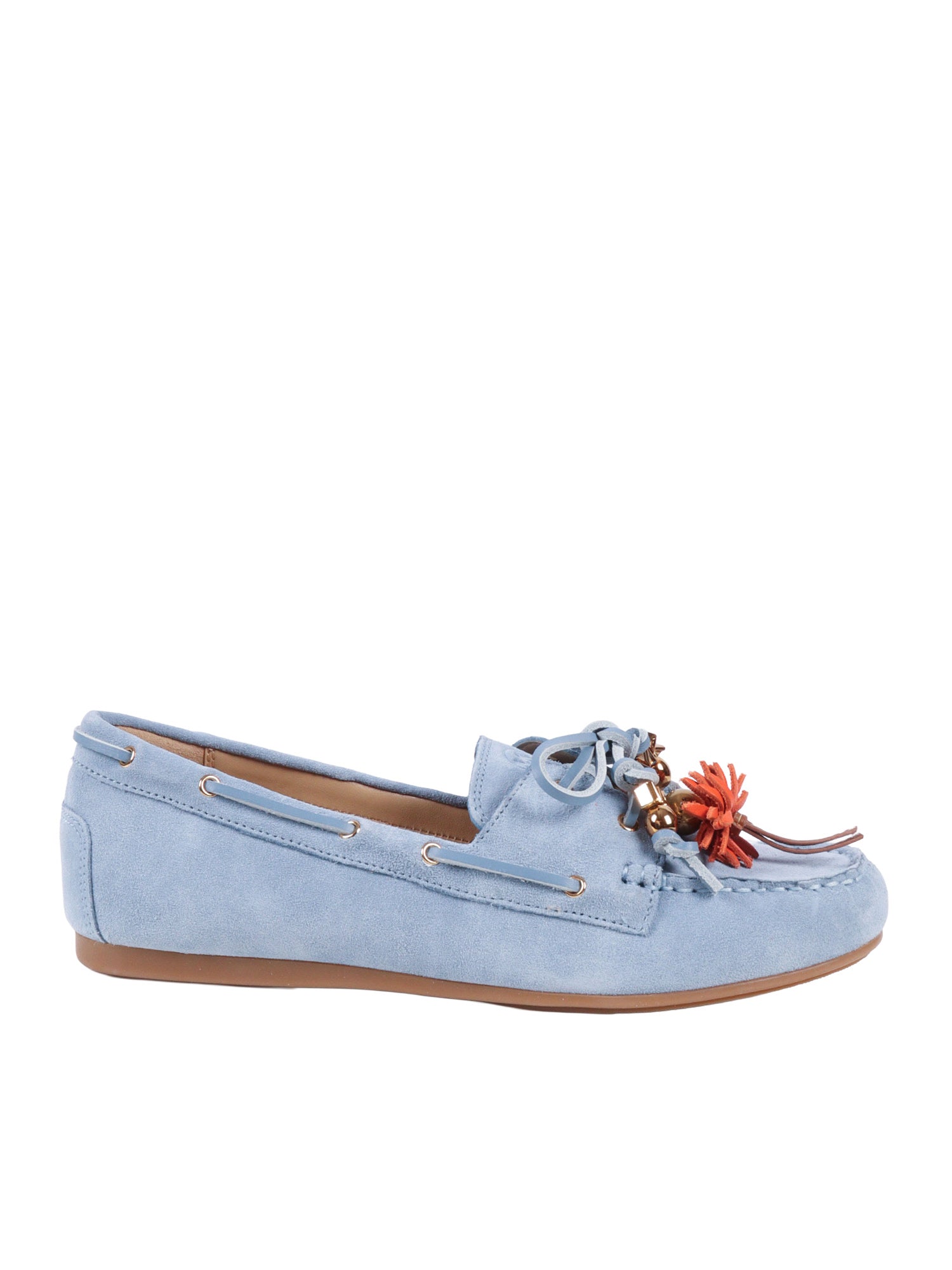FALLON MOC Light Blue Cow Leather Loafer