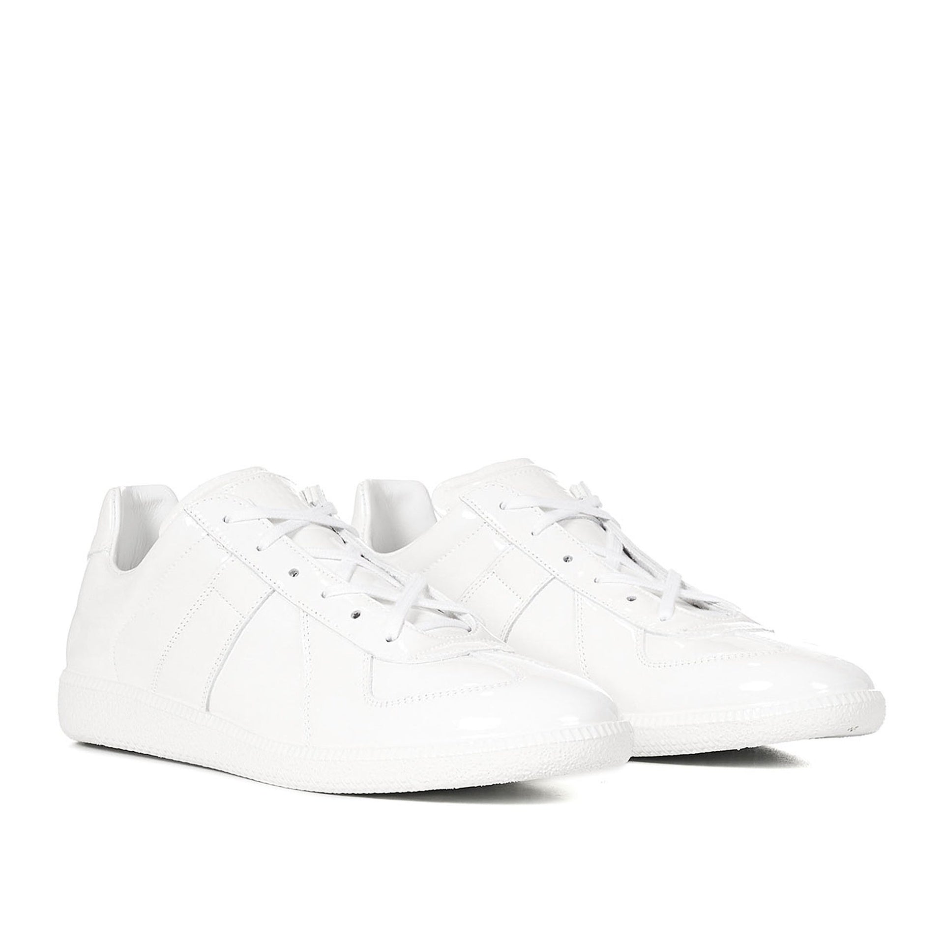 Leather Sneakers White Calf