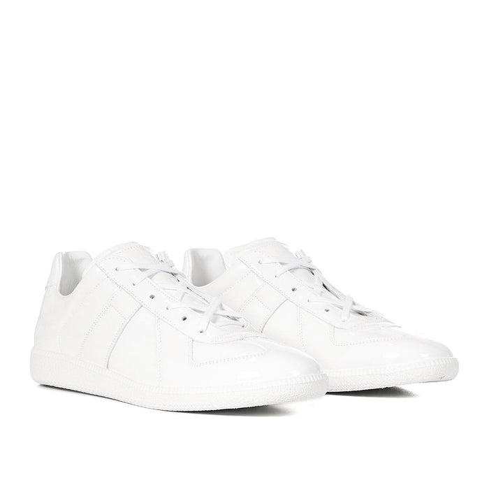 Leather Sneakers White Calf
