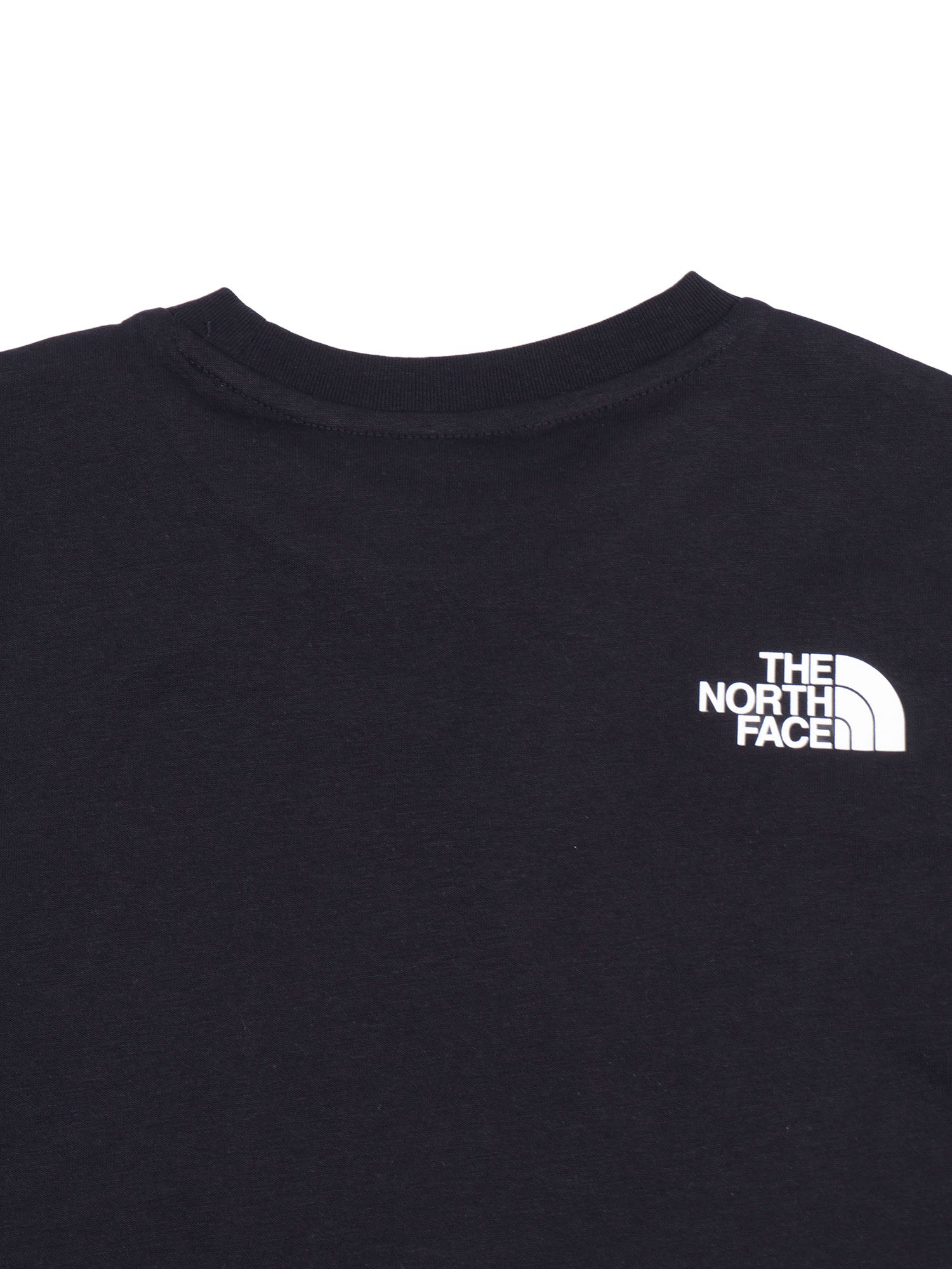 TEEN SIMPLE DOME REGULAR SS TEE TNF BLACK Cotton Polyester Short Sleeves T-shirt