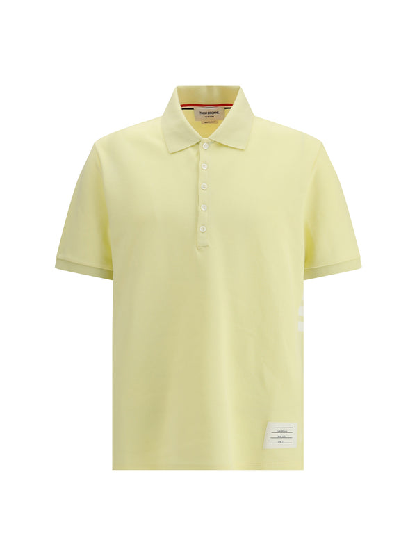 Thom Browne 100% cotton polo in yellow