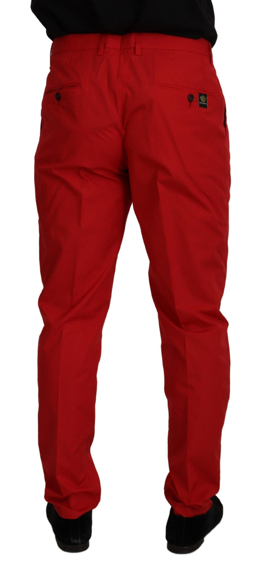 Dolce & Gabbana 100% Cotton chinos in red