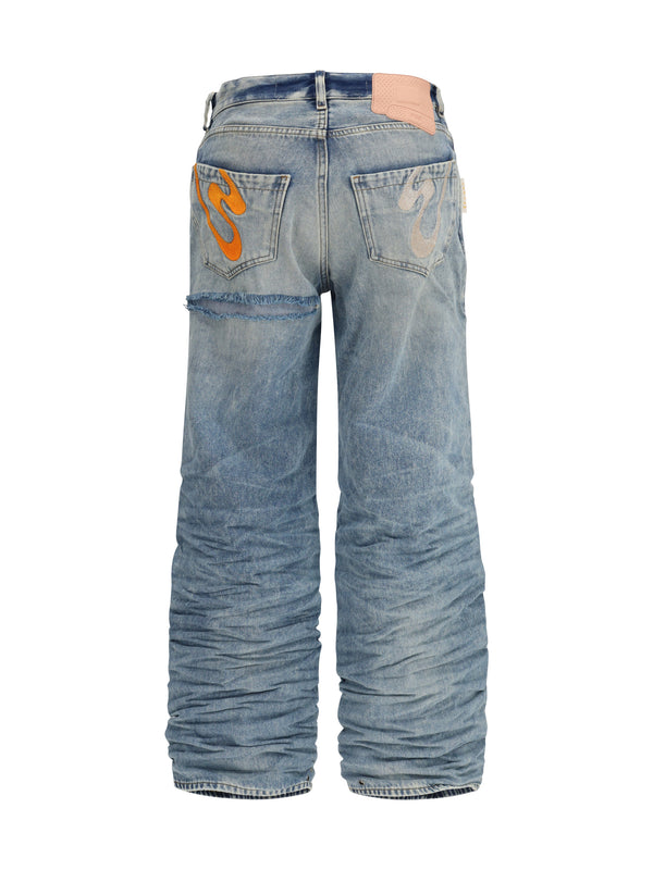 Jeans Rich Kid Denim Blue Viscose