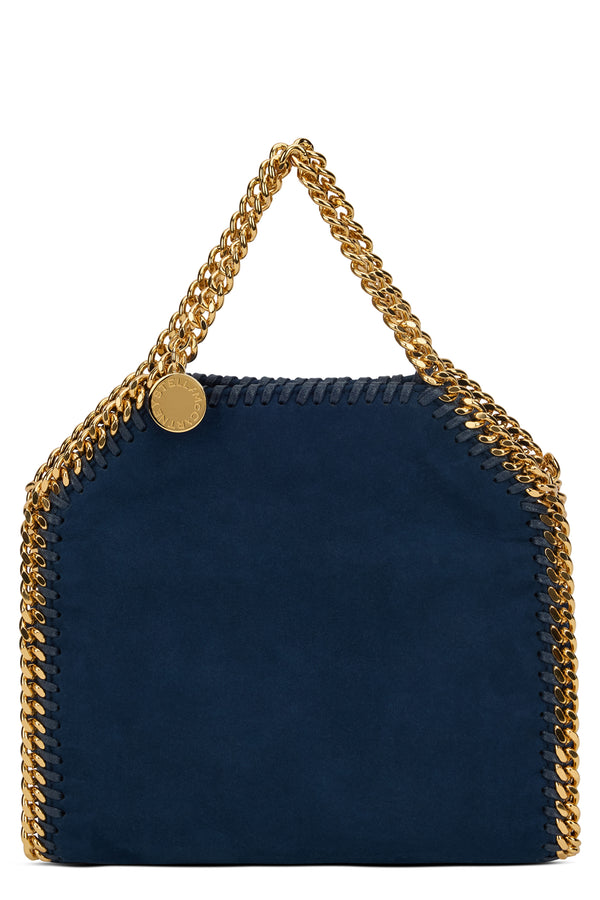 Handbag Mini Falabella Navy Polyester Handbags