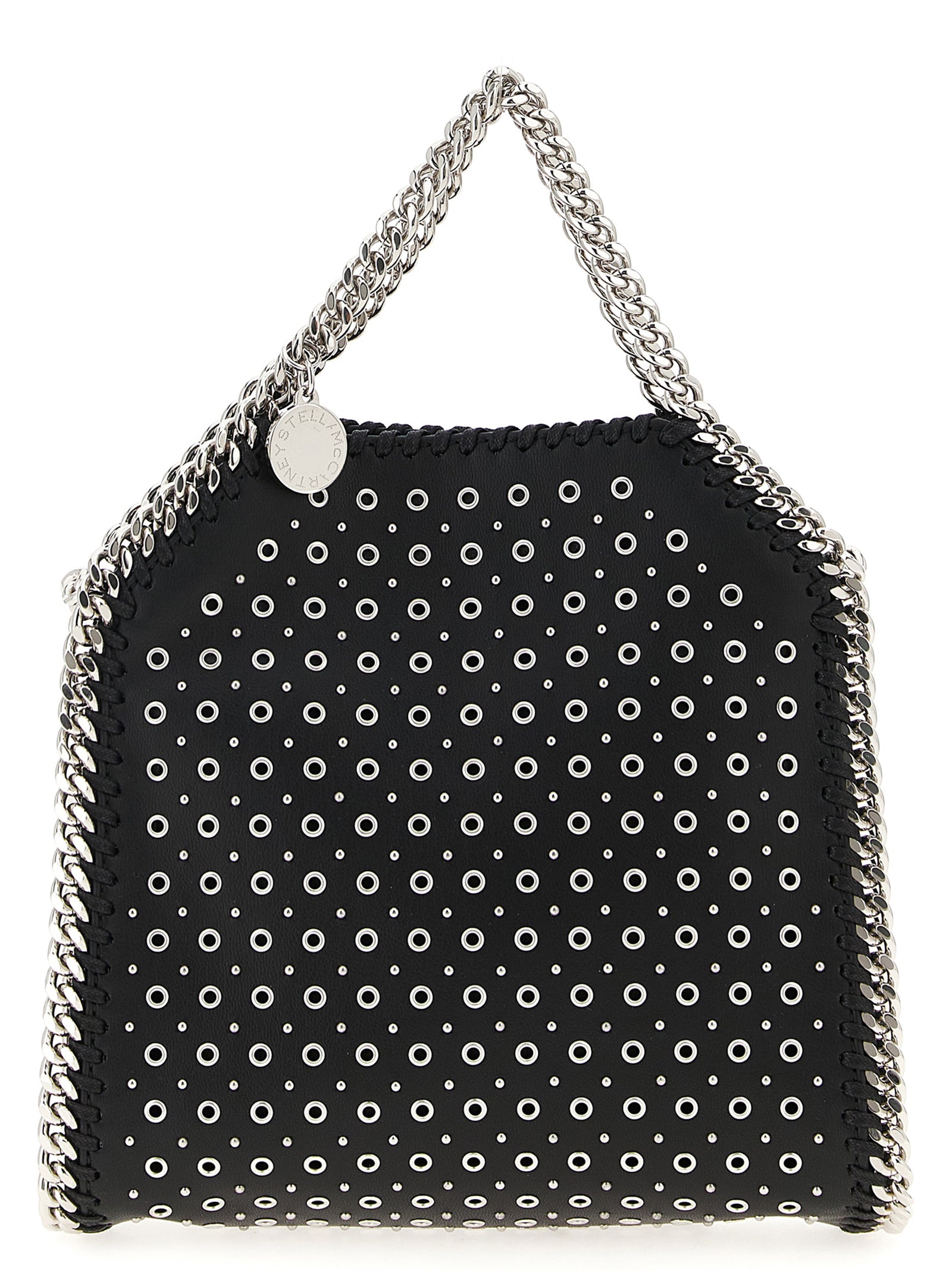 Tiny Falabella handbag Black Polyester Hand Bags