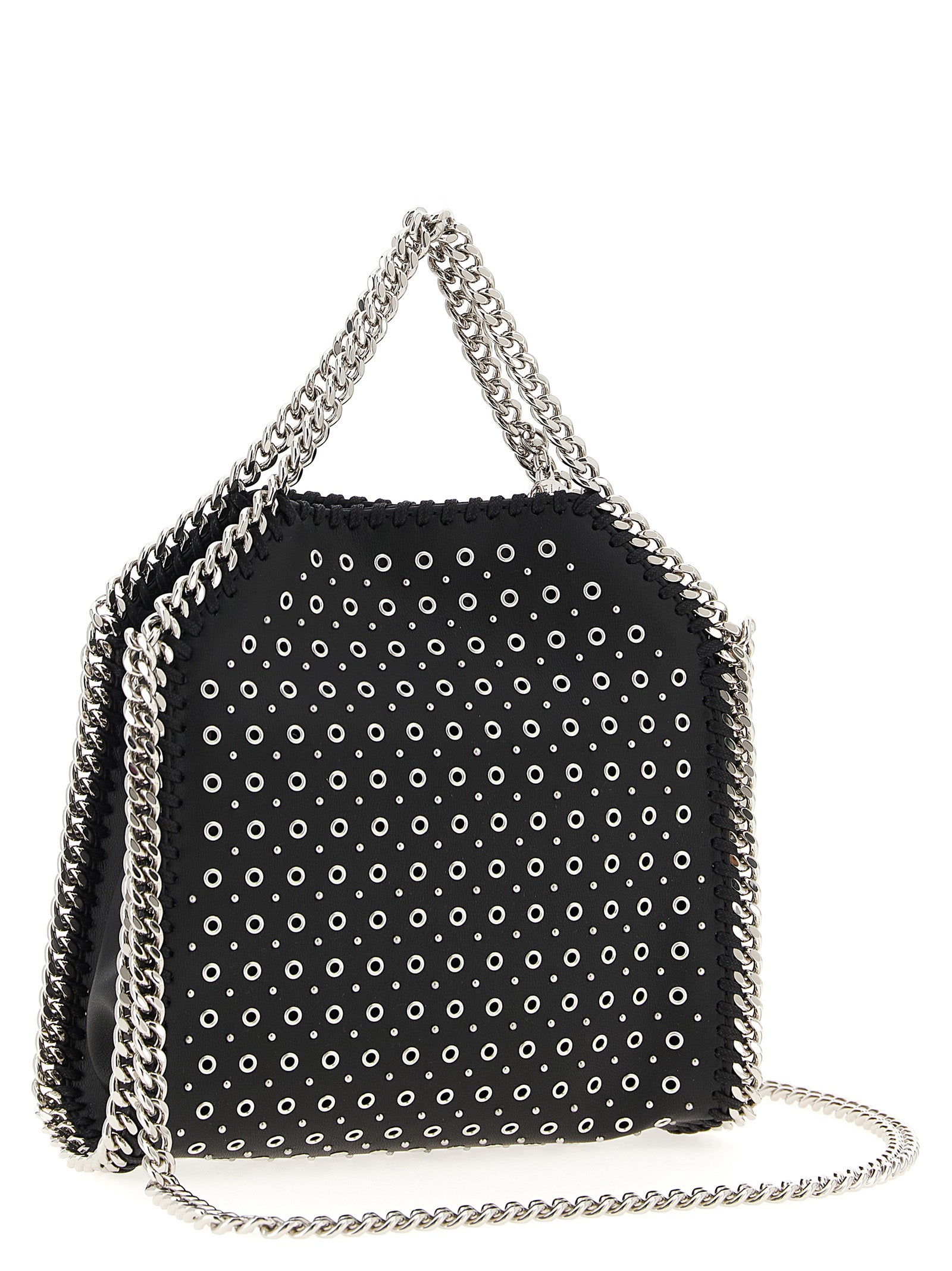 Tiny Falabella handbag Black Polyester Hand Bags