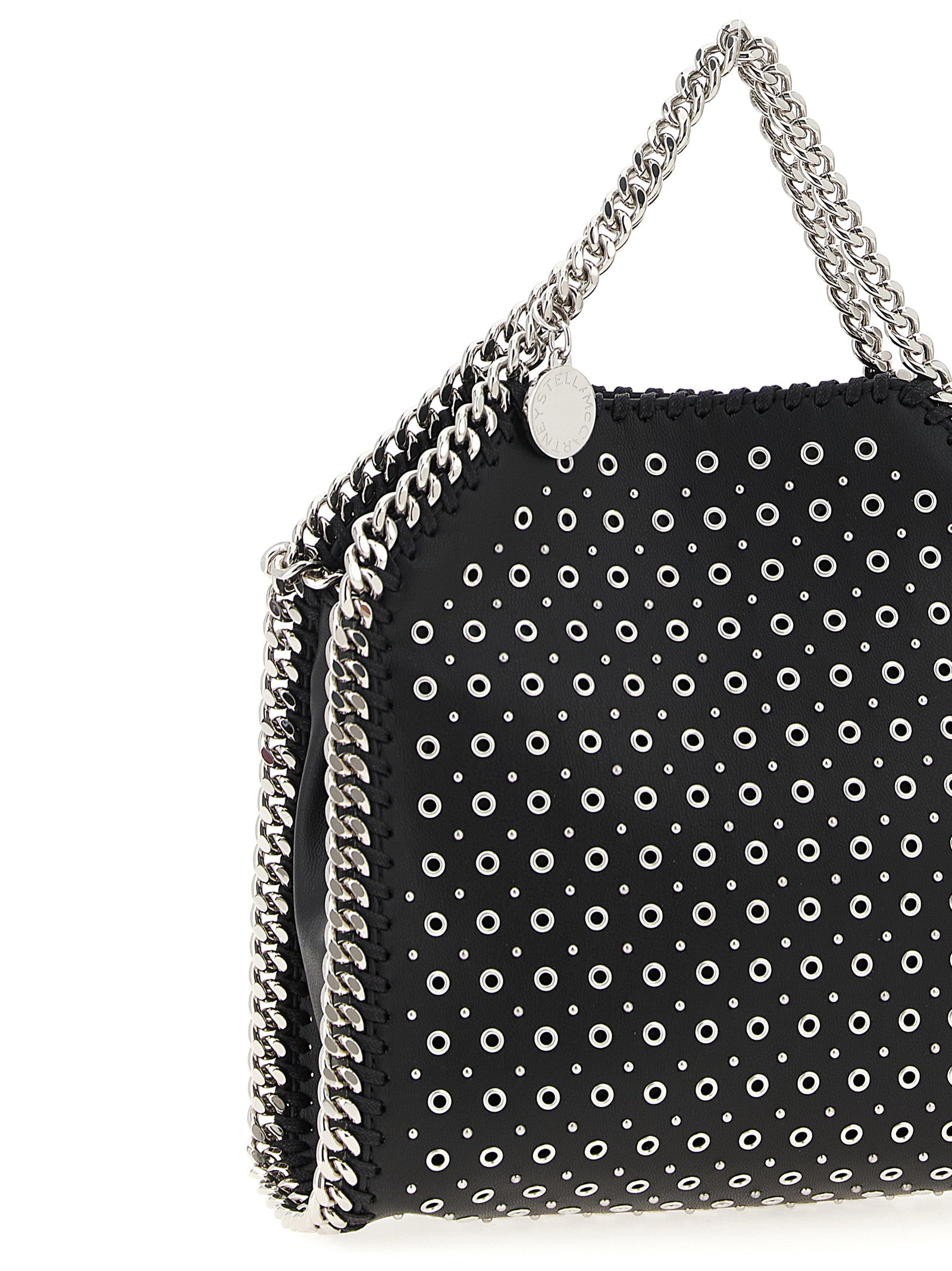 Tiny Falabella handbag Black Polyester Hand Bags