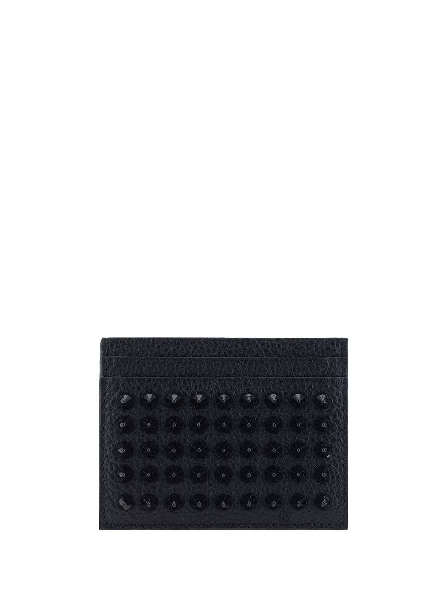 Card Holder Kios Black Calf Leather Black/black Umbrellas