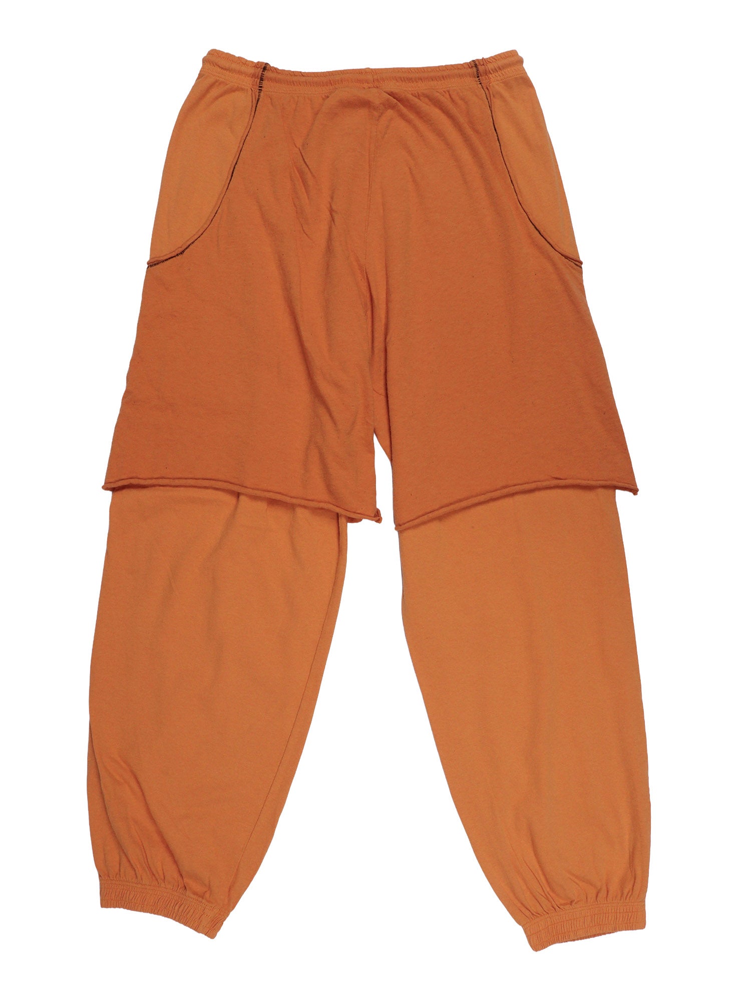 Myp36u Pants Orange Cotton