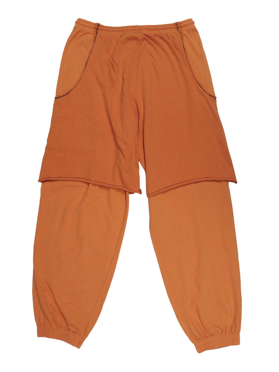 Myp36u Pants Orange Cotton