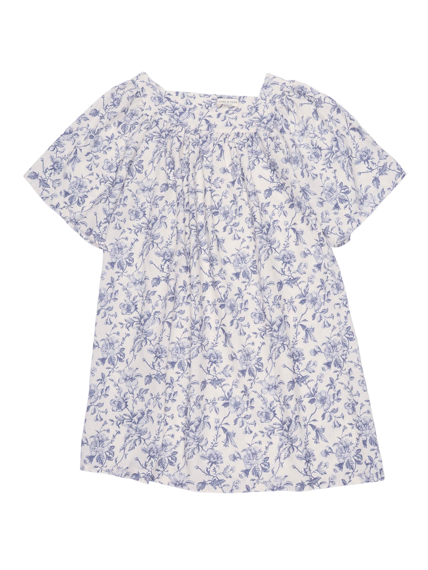 Ada Mini Dress Light Blue Linen Viscose Midi