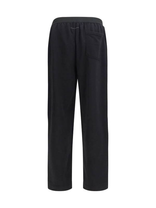 Cotton Sweatpants Black Trousers