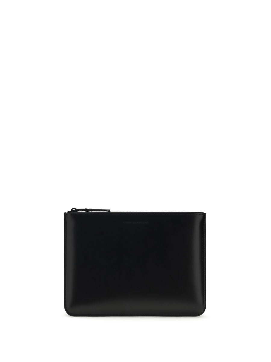 Leather Pouch Black Calfskin Calf Umbrellas
