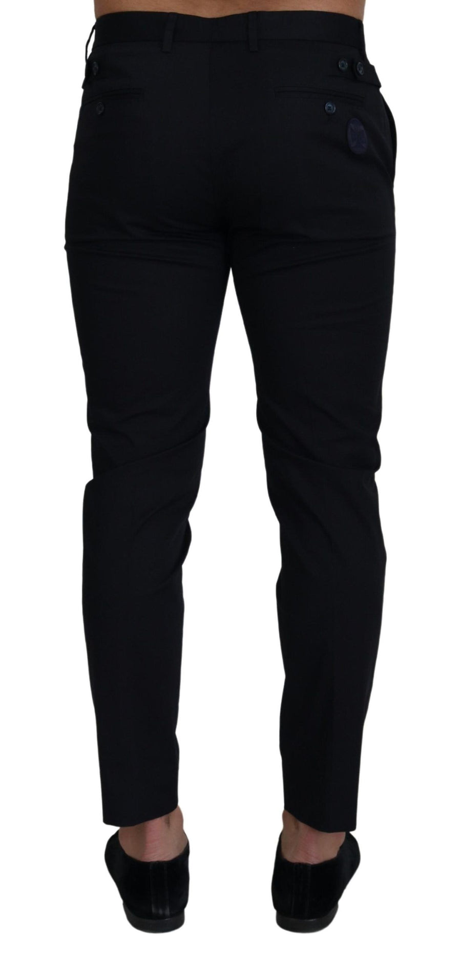 Dolce & Gabbana 97% Cotton trousers in black
