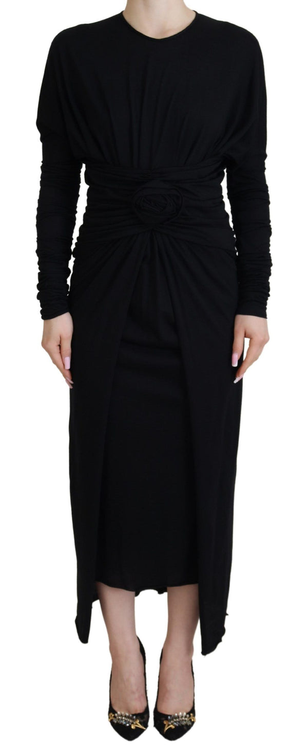 Dolce & Gabbana 100% Wool dress in black