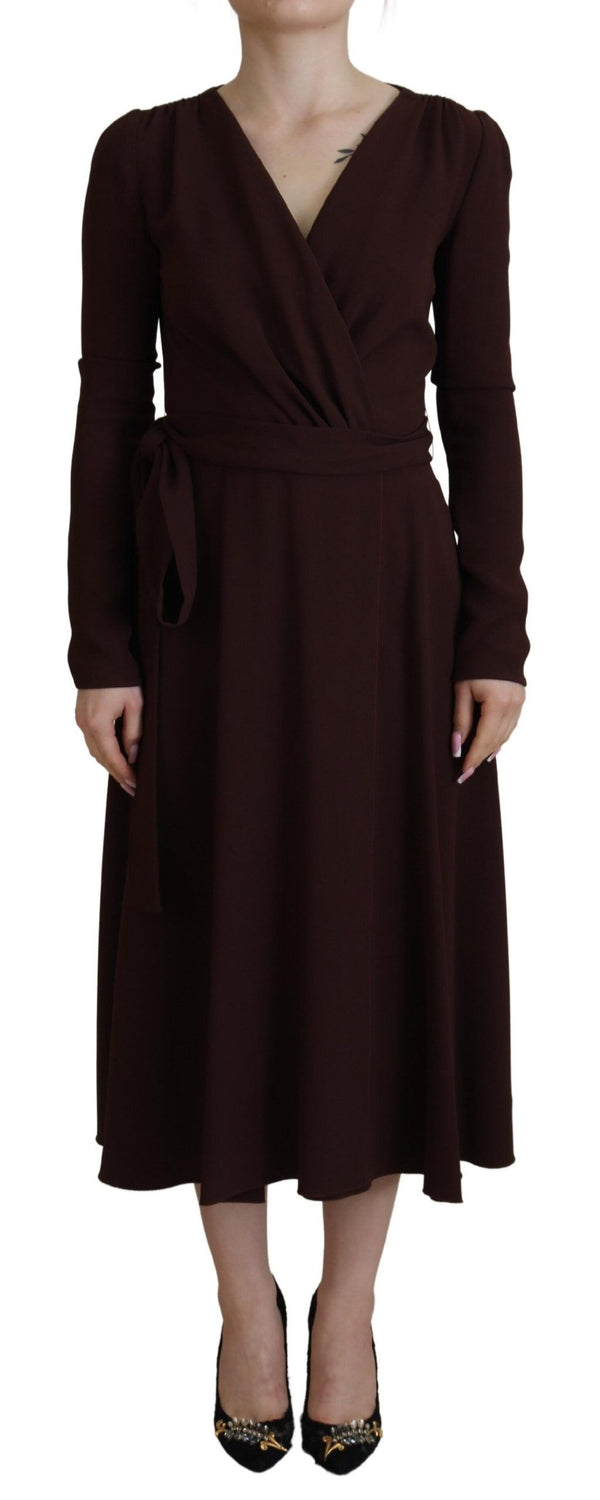 Dolce & Gabbana 51% Viscose dress in brown