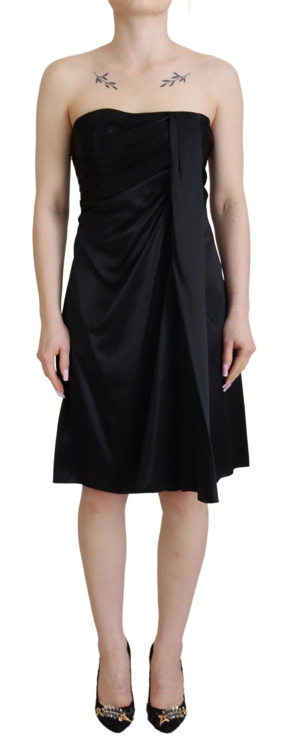 Dolce & Gabbana 100% Silk dress in black