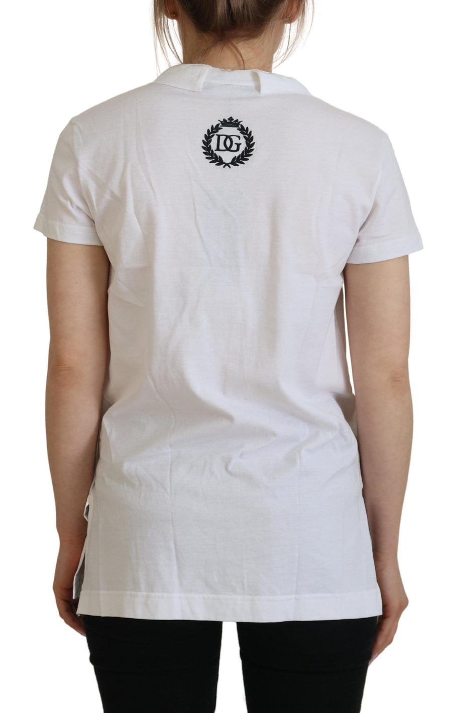 Dolce & Gabbana 100% Cotton t-shirt in white