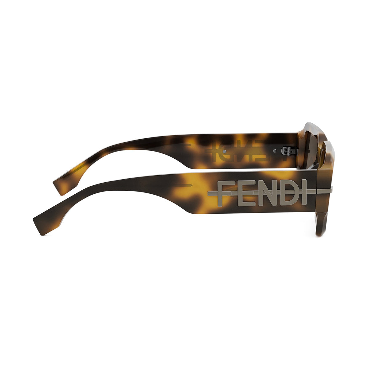 Fendi FE40073U Fendigrafhy 53E Havana Marrone Acetate Occhiali Da Sole