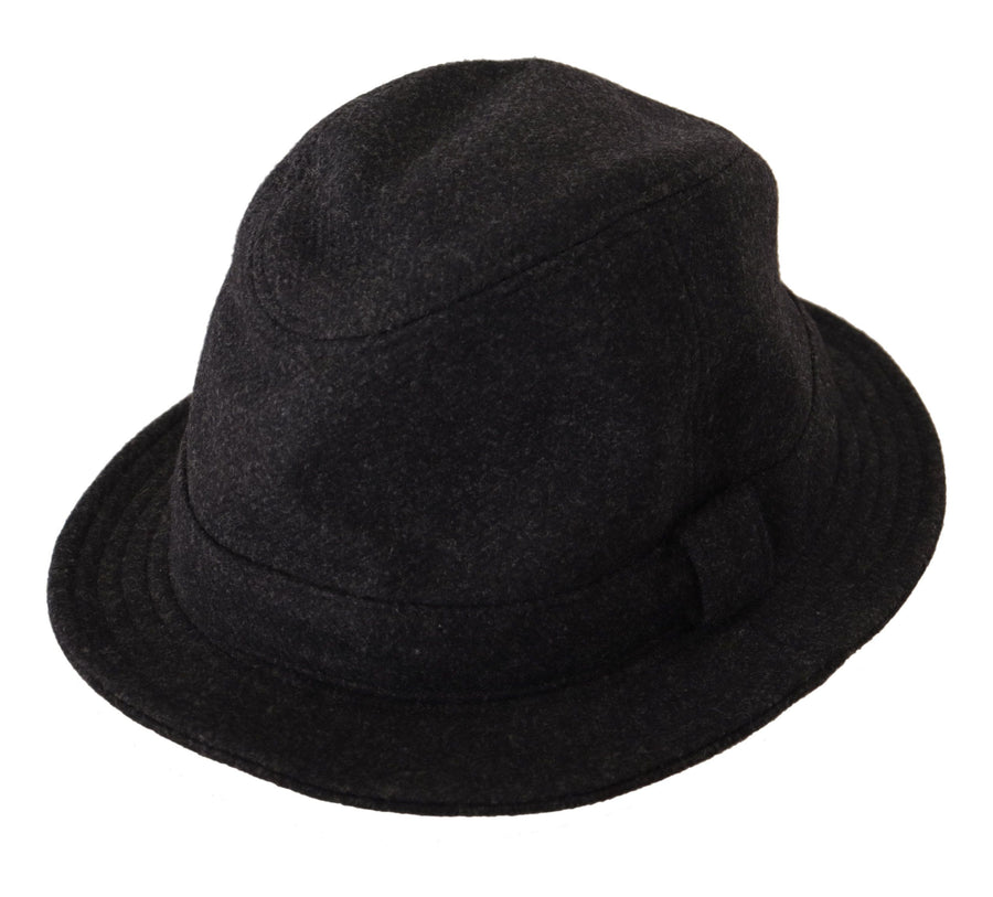 Dolce & Gabbana HAT9297 90% Virgin Wool fedora in gray
