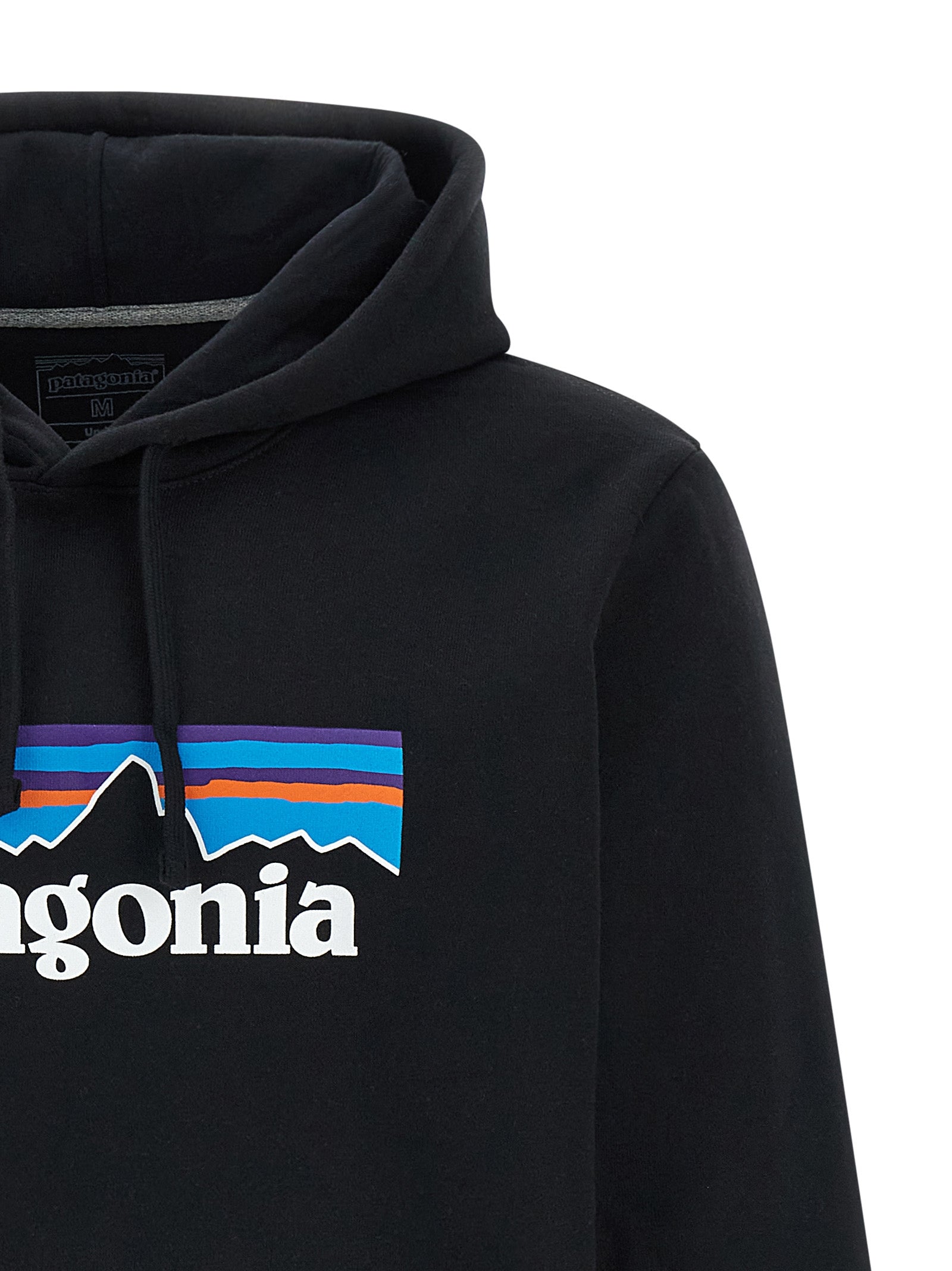 P-6 Logo Uprisal Hoodie Black Polyester Sweatshirt
