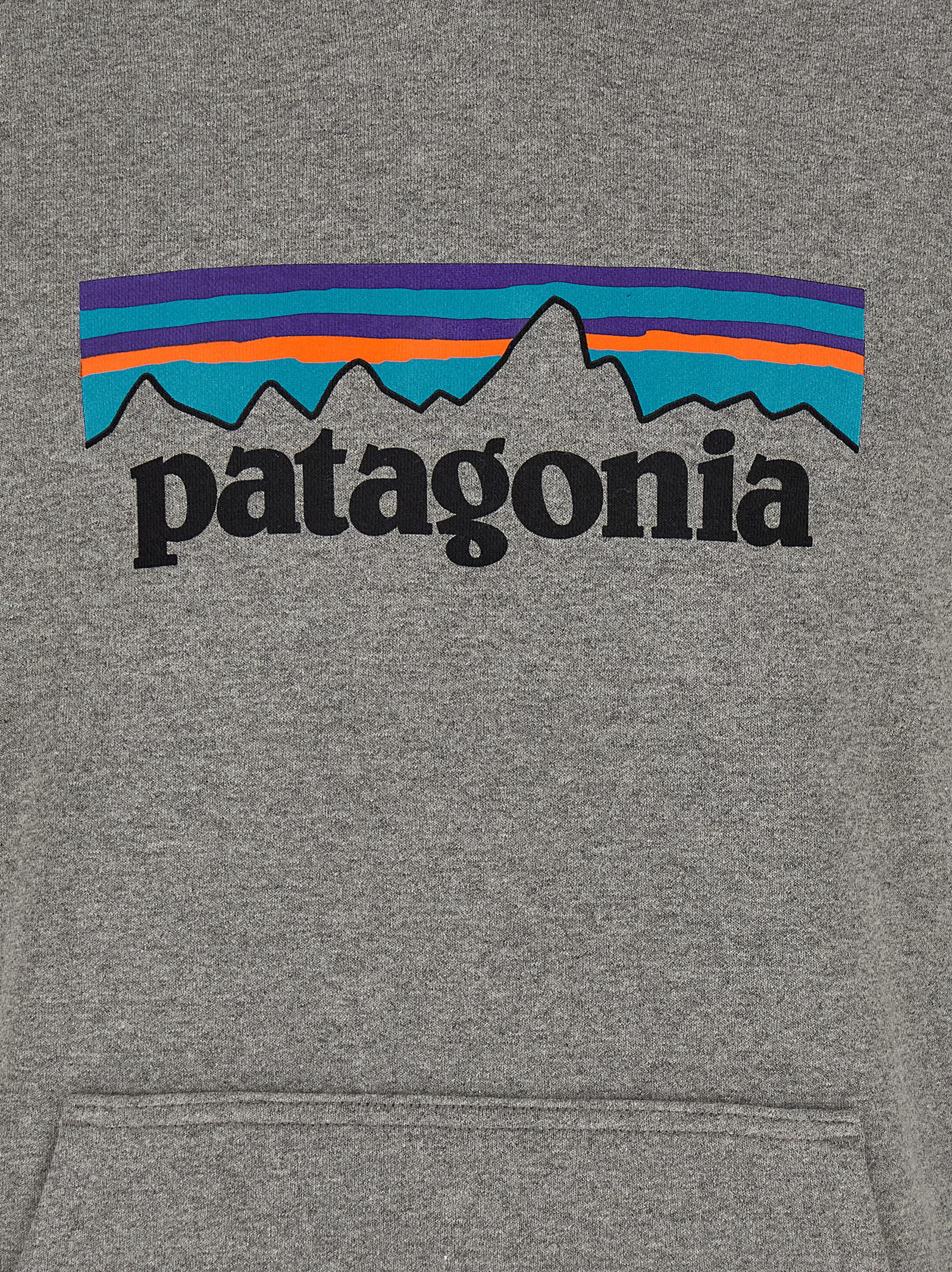 P-6 Logo Uprisal Hoodie Gray Polyester Sweatshirt