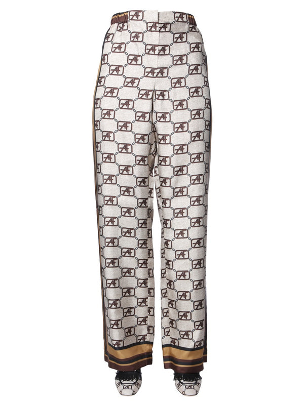 Story Logo Pants Beige Trousers